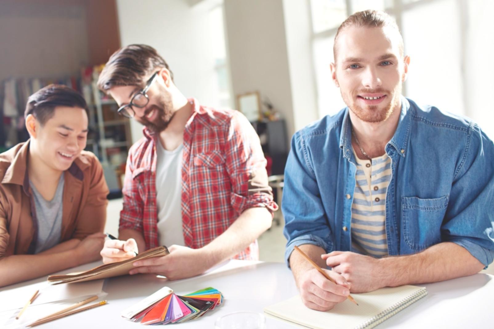 Financial planning workspace with budget documents and analysis tools